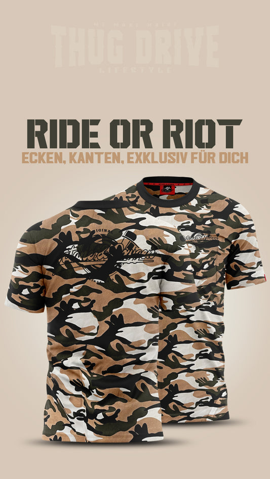 Das Thug Drive Shirt in Tarnoptik: Dein Urban Camo Style