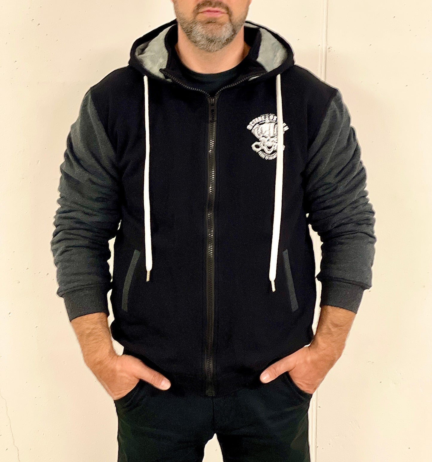 Octane & Oxygen Zip-Hoodie – Gefütterte Winter Edition