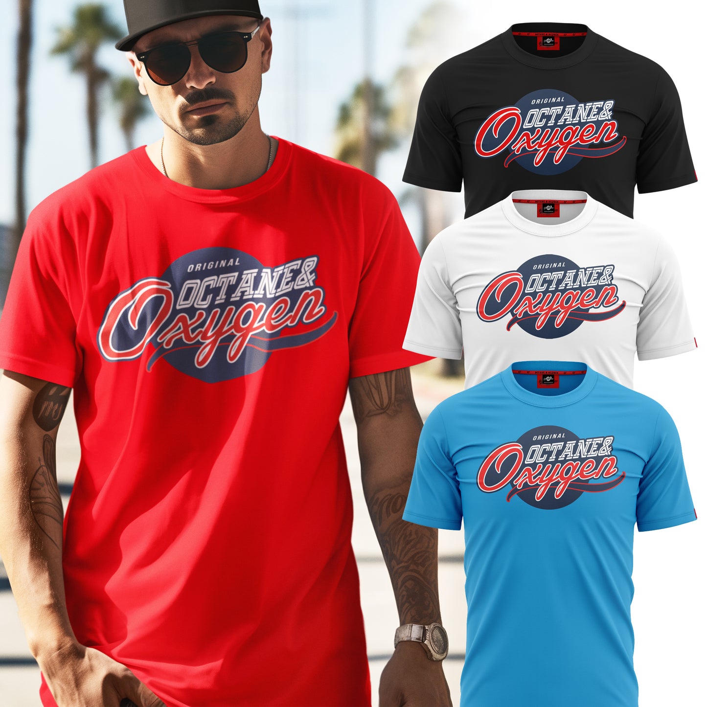 Octane & Oxygen T-Shirt – Original Streetwear für Petrolheads - S.A.L.E.