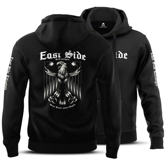 East Side Lifestyle Zip-Hoodie – Unser Revier, unsere Regeln