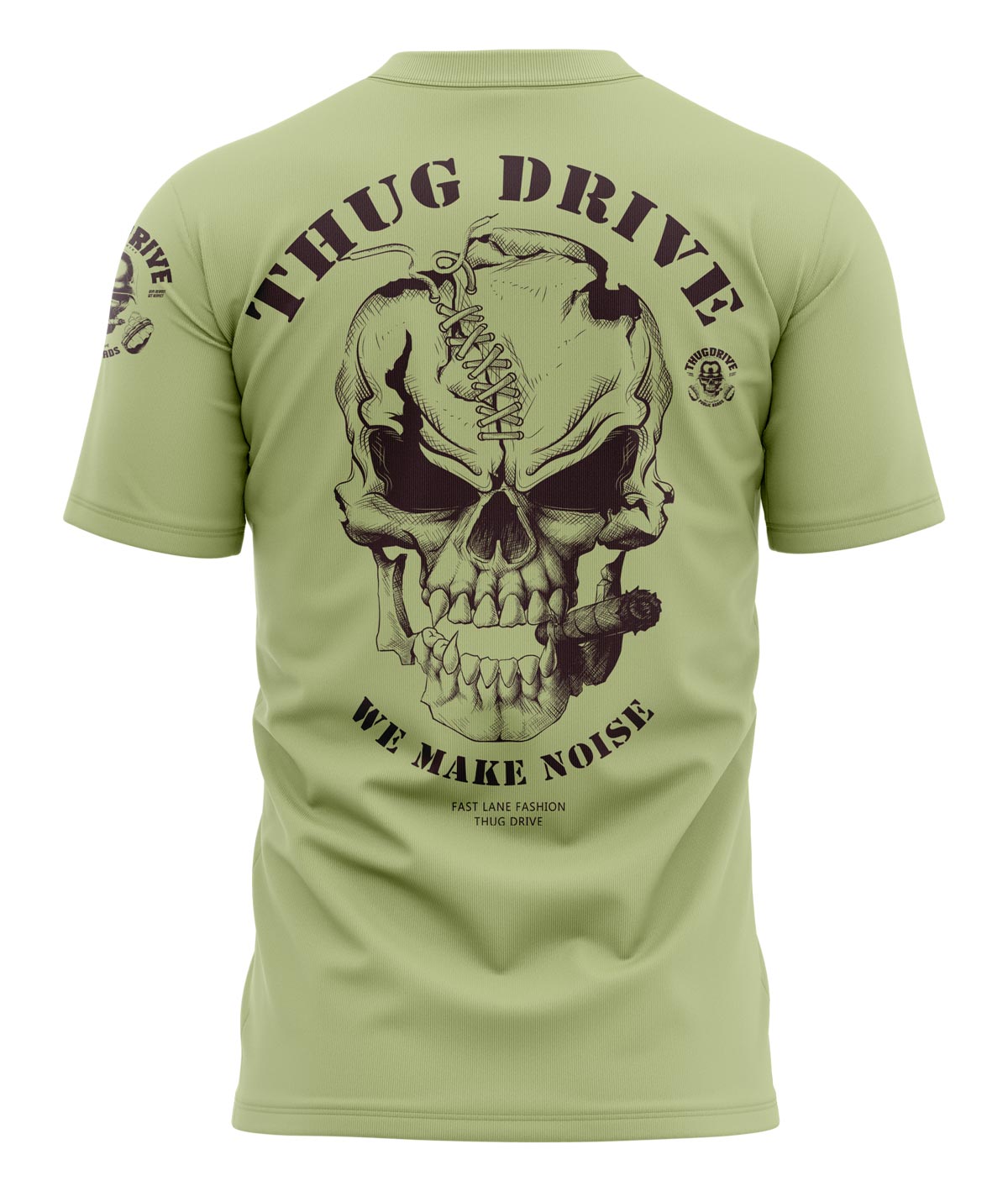 T-Shirt #14 Ultimate Sage Green / Braun