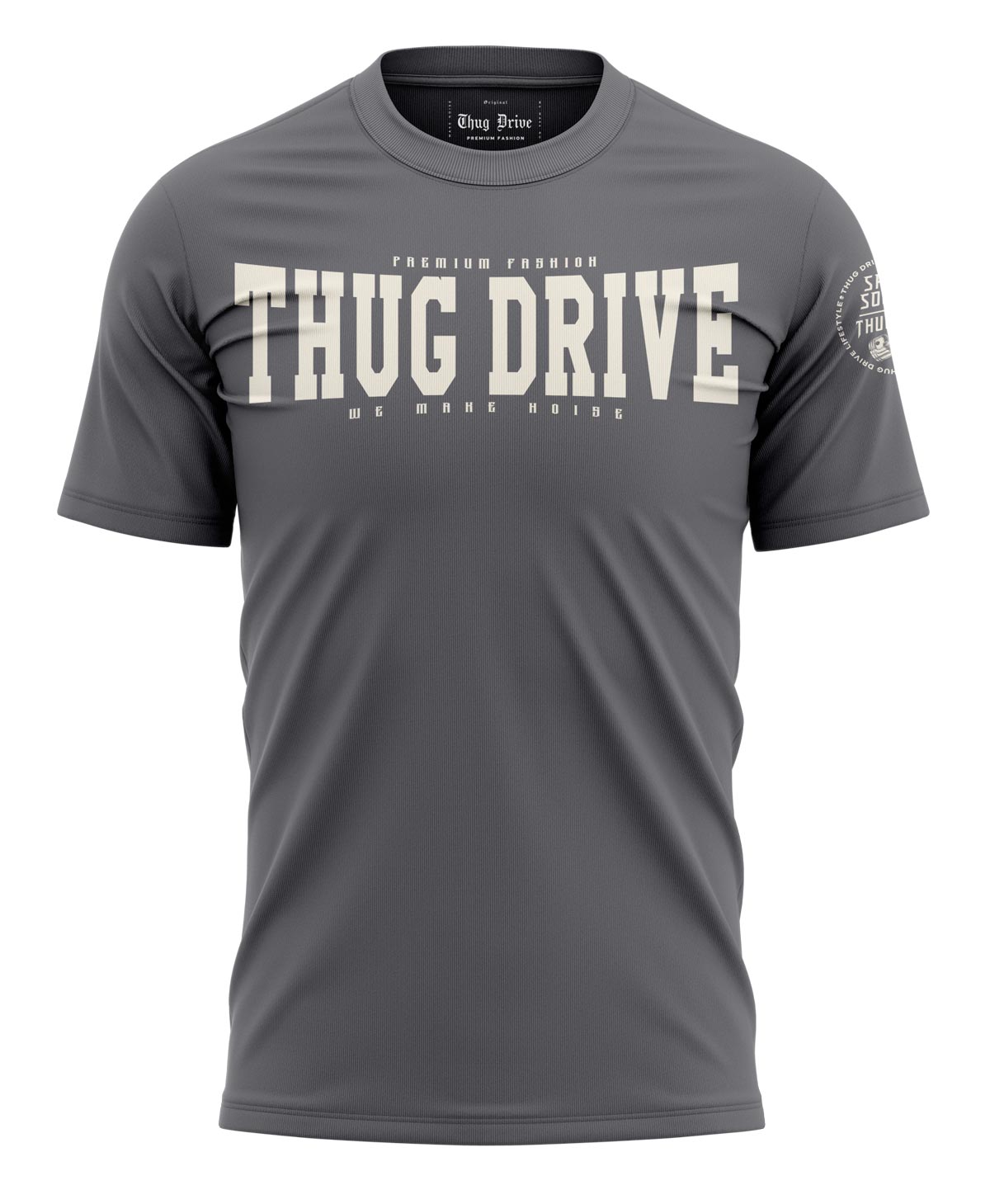 T-Shirt #10 Ultimate Dark Grey / Sand White