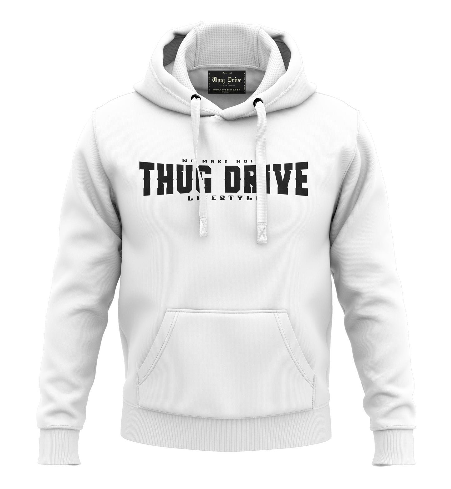 Hoodie - Turbo Skull White #23