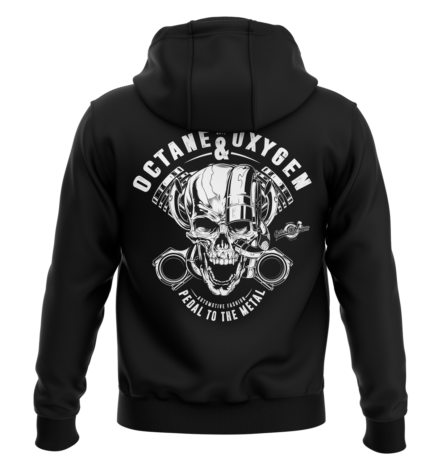 Octane & Oxygen Zip-Hoodie – Black Edition