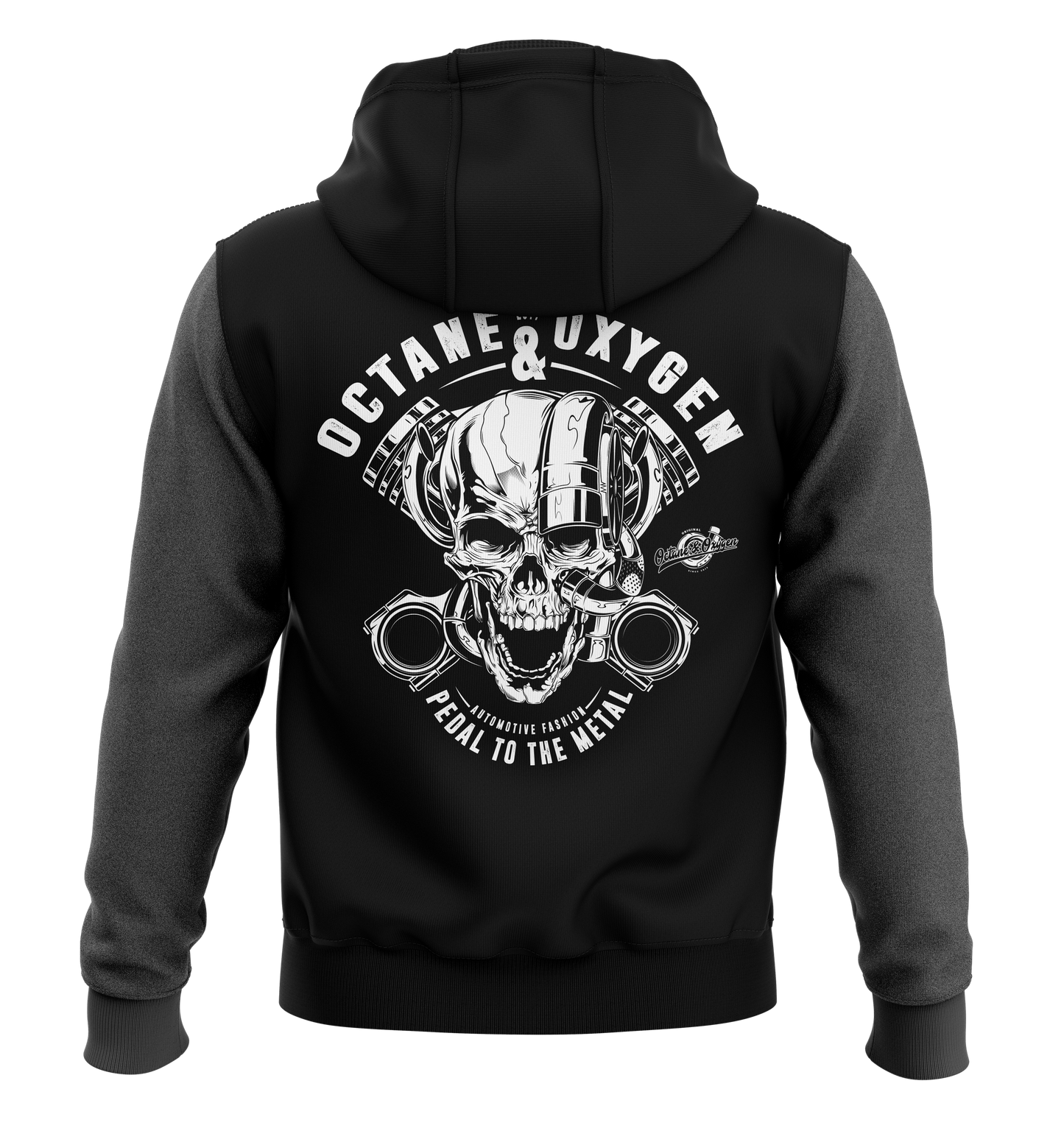 Octane & Oxygen Zip-Hoodie – Gefütterte Winter Edition
