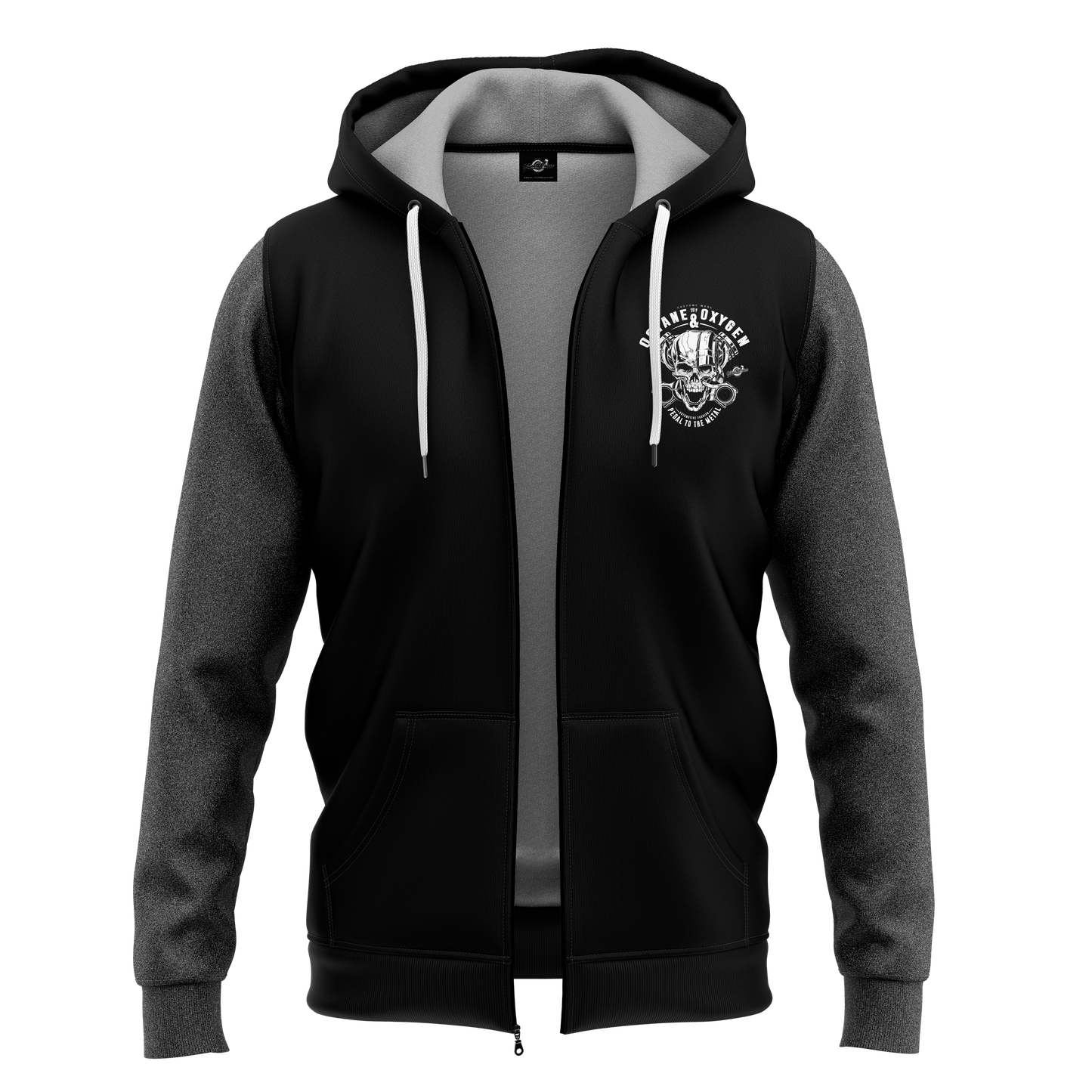 Octane & Oxygen Zip-Hoodie – Gefütterte Winter Edition