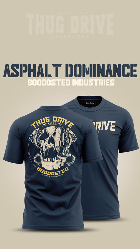 Das Navy Blaue Thug Drive Shirt: Der ultimative Boost für deinen Style