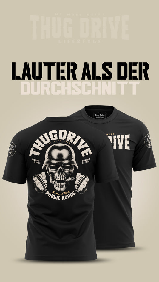 Das Thug Drive Shirt in Schwarz: Eine weitere Stufe des Stils