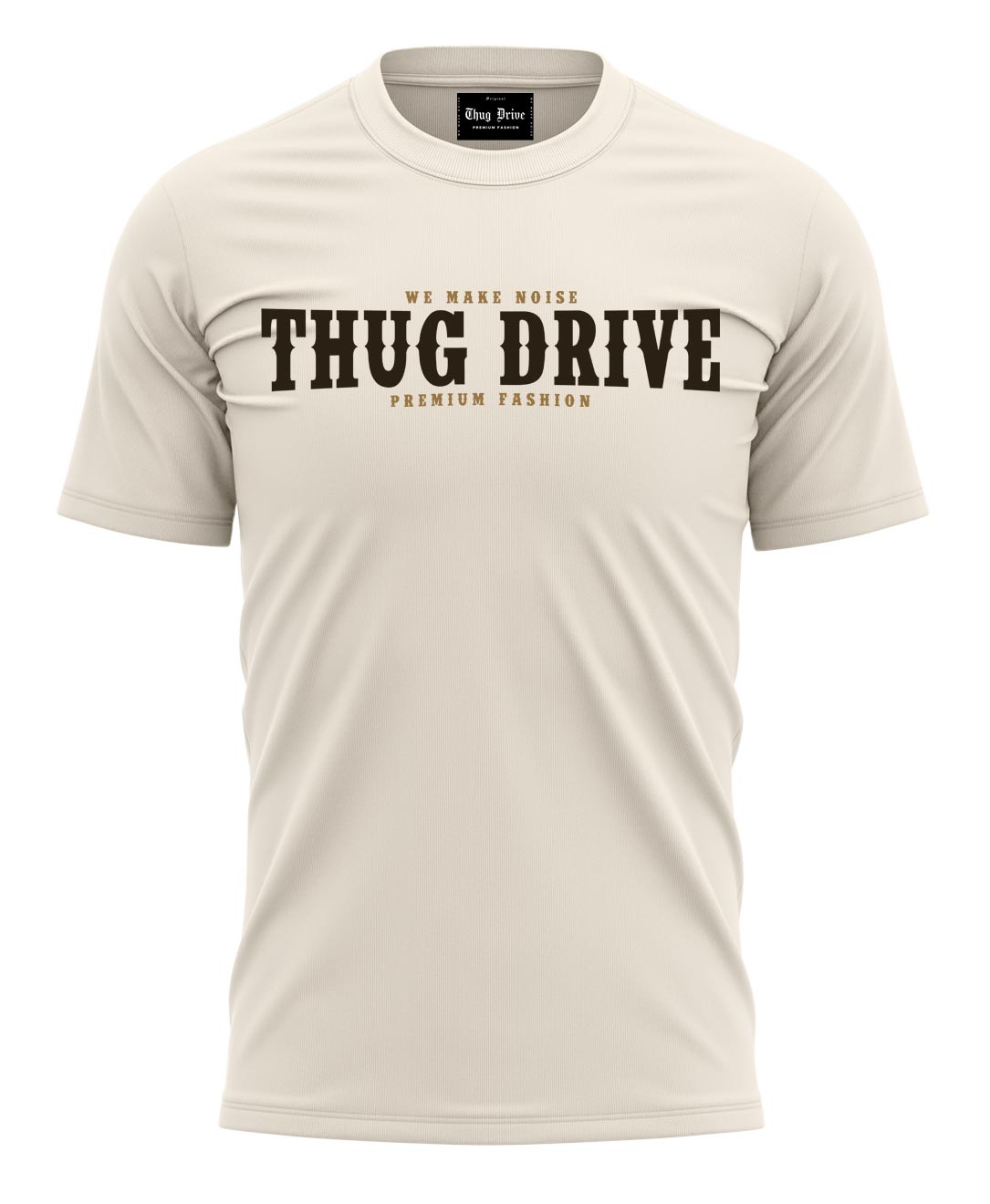 T-Shirt #4 To Tough to Care Sand / Braun