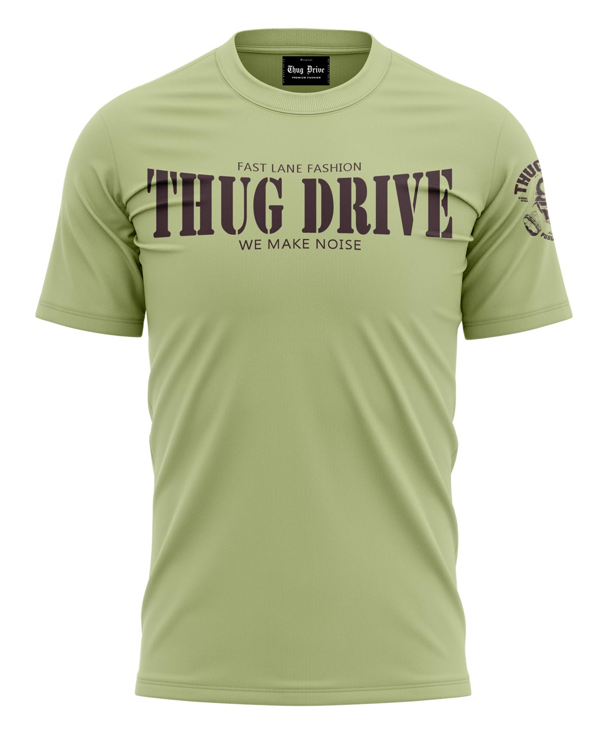 T-Shirt #14 Ultimate Sage Green  / Braun
