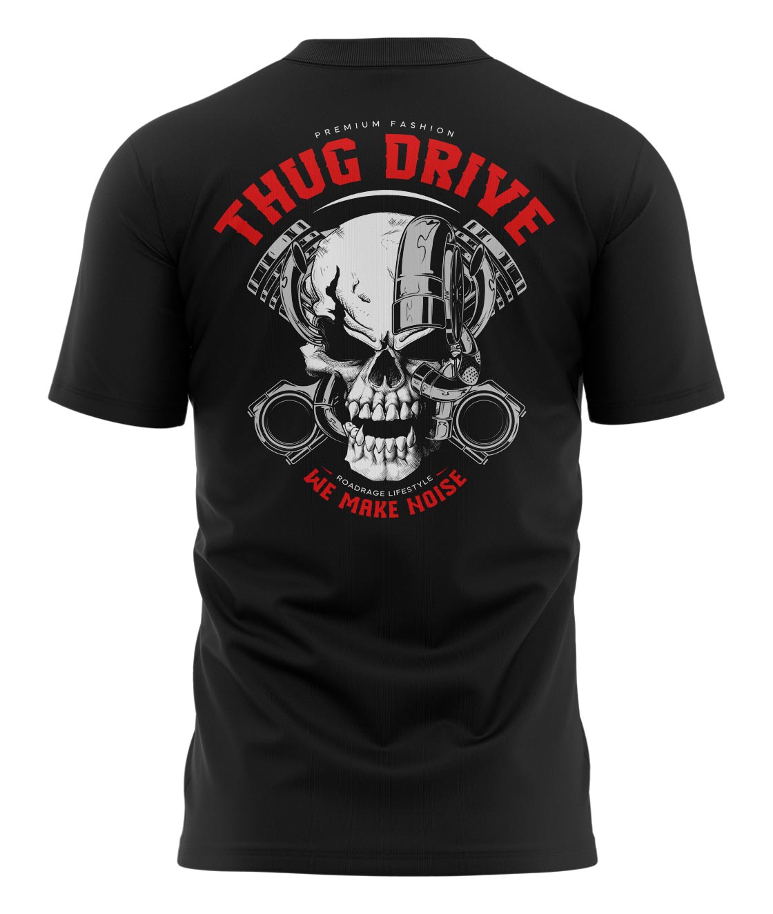 T-Shirt - Turbo Skull Black #23