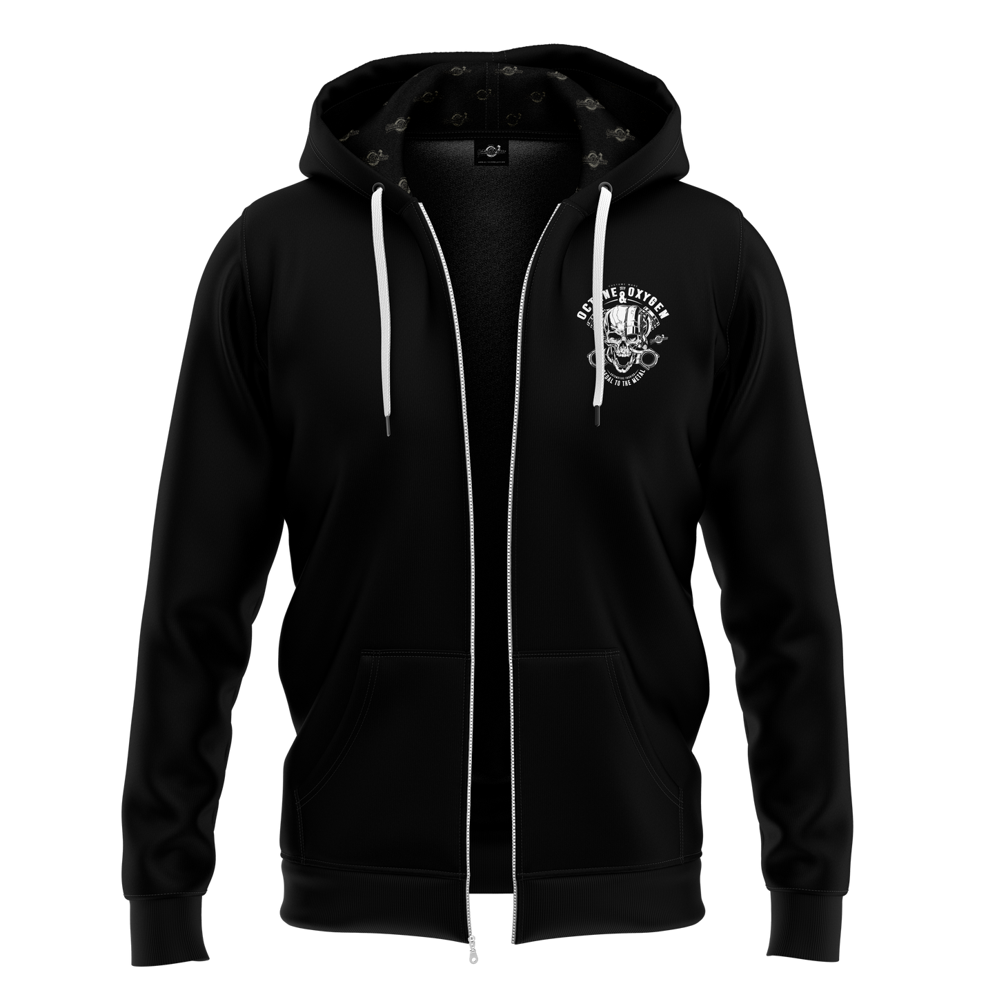 Octane & Oxygen Zip-Hoodie – Black Edition