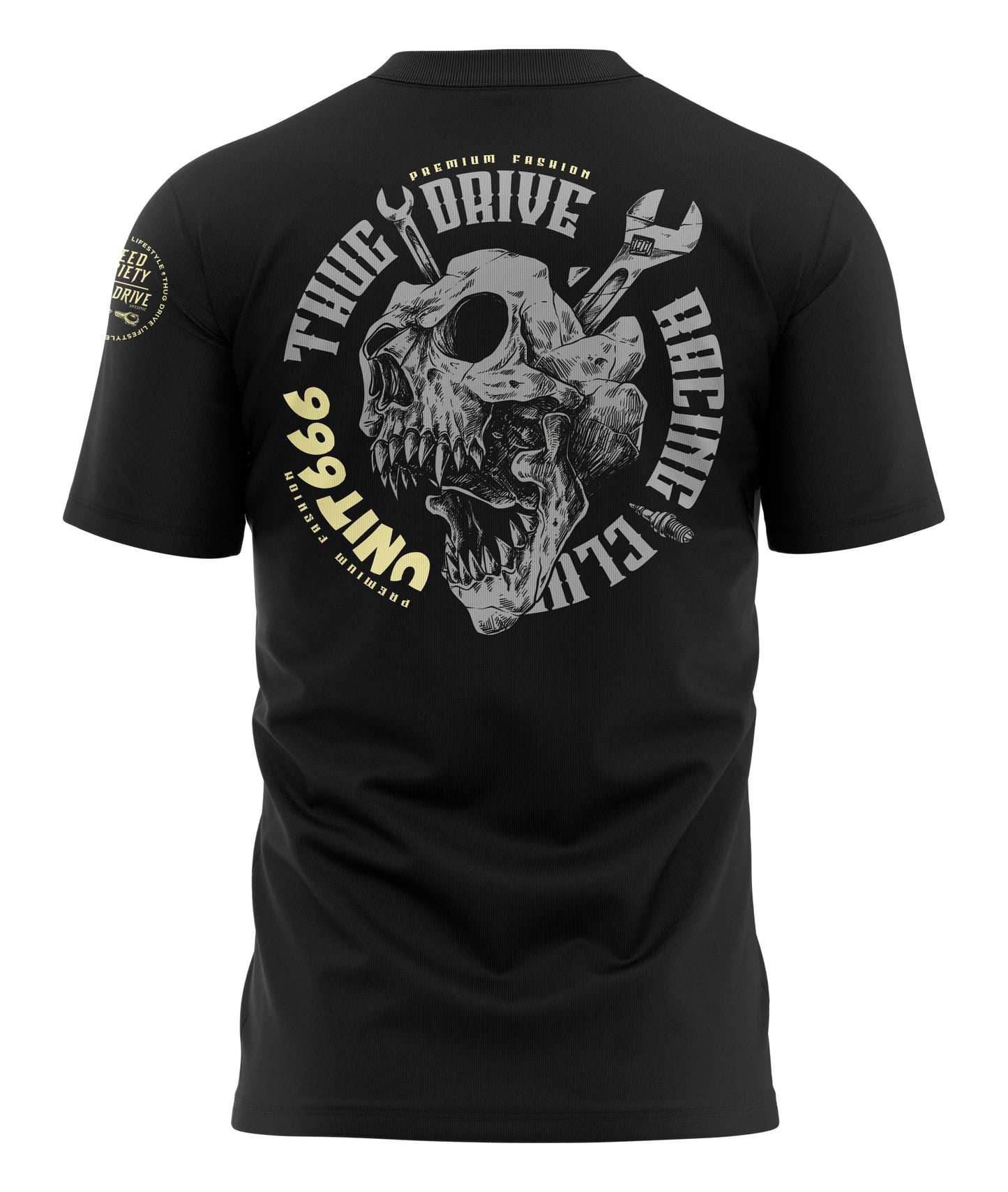 T-Shirt Ultimate Unit 666 Schwarz / Grau Gelb